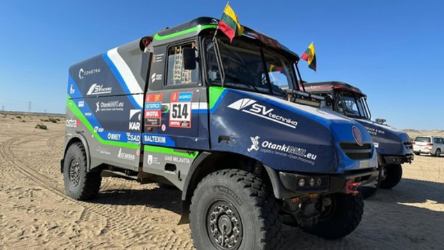 „Constra Racing“ trijulei antrasis Dakaro greičio ruožas nepašykštėjo išbandymų: dalyvavimas kybo ant plauko