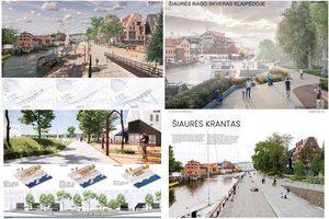Išskirtinėje uostamiesčio vietoje kurs skverą: idėjas pateikė 4 architektų komandos