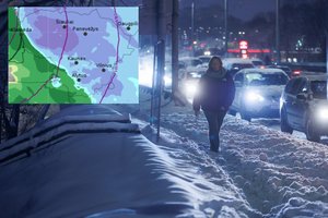 Lietuvą užgrius krituliai, o temperatūra kasdien kris vis žemiau: įspėja, kada atkeliaus ir 17 laipsnių šaltis