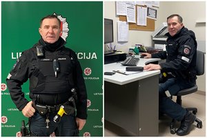 Mokytojas atrado prasmę tapęs policininku: tai buvo jaunystės svajonė