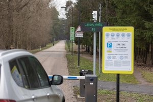 Naujovė Vingio parko svečiams: atvykstančius automobiliu pasitiks automatinis užtvaras