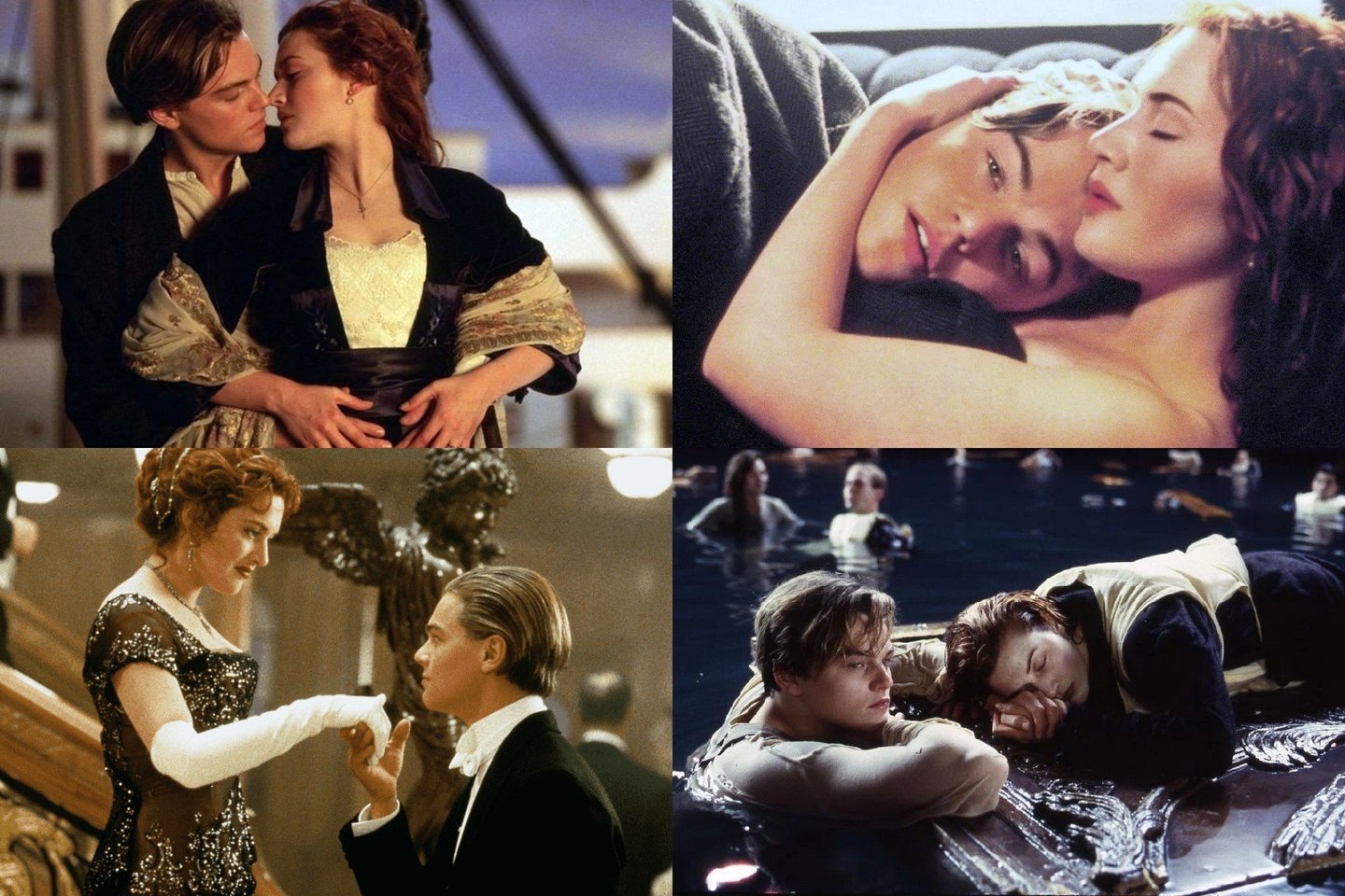 K.Winslet prikalbino L.DiCaprio filmuotis „Titanike“. <br>Kadrai iš filmo