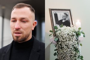 Pagerbti mirusį bendražygį atėjęs Karolis Akulavičius sunkiai tramdė emocijas: prisiminė paskutinį pokalbį