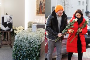 Atsisveikinti su D. Čižausku atvykę Ž. Žvagulis ir I. Starošaitė: „Buvo daug gražių akimirkų“