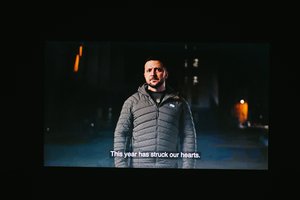 Įsilaužus į Rusijos TV kanalus okupuotoje Chersono dalyje, V. Zelenskio kreipimasis parodytas 8 kartus