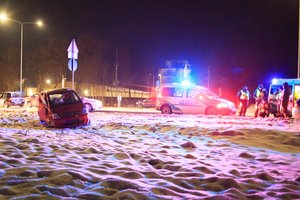 Vilniuje susidūrus dviem automobiliams nukentėjo 2 vaikai ir moteris