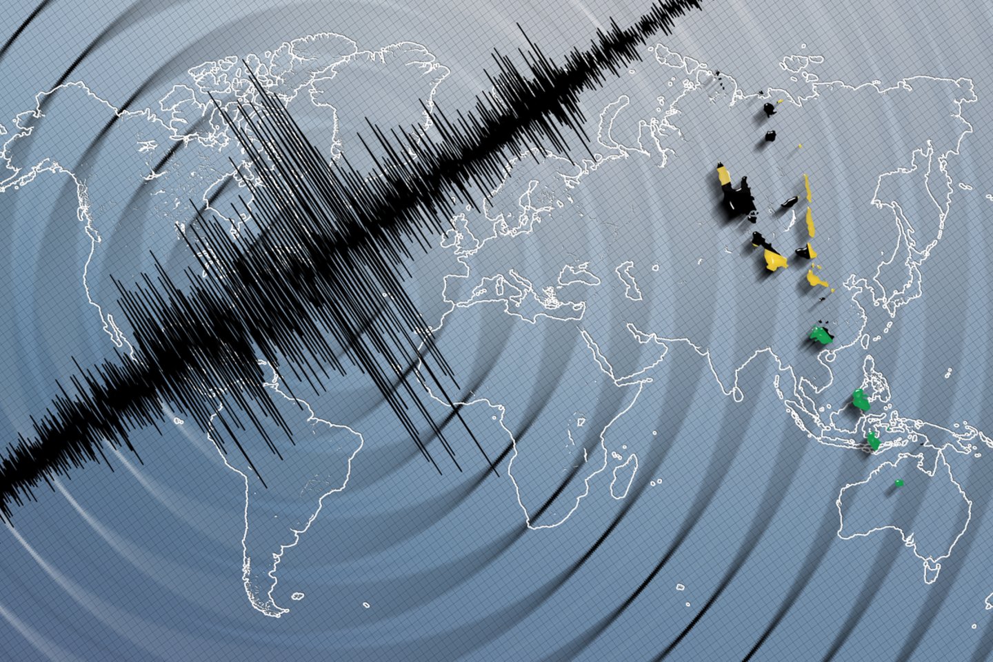  Ramiojo vandenyno valstybę Vanuatu supurtė 7 balų žemės drebėjimas, skelbia apie cunamio pavojų.<br> 123rf.com nuotr.