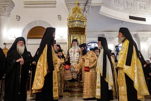 Naujojo Kipro arkivyskupo intronizacijoje rusų dvasininkai nedalyvauja