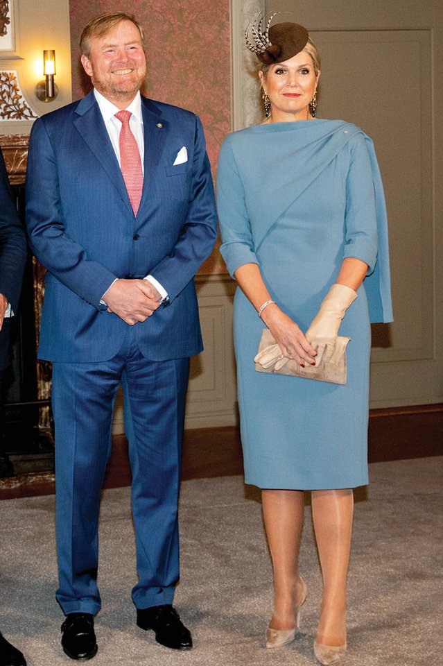  Nyderlandų karalius Willemas Alexanderis ir karalienė Maxima.