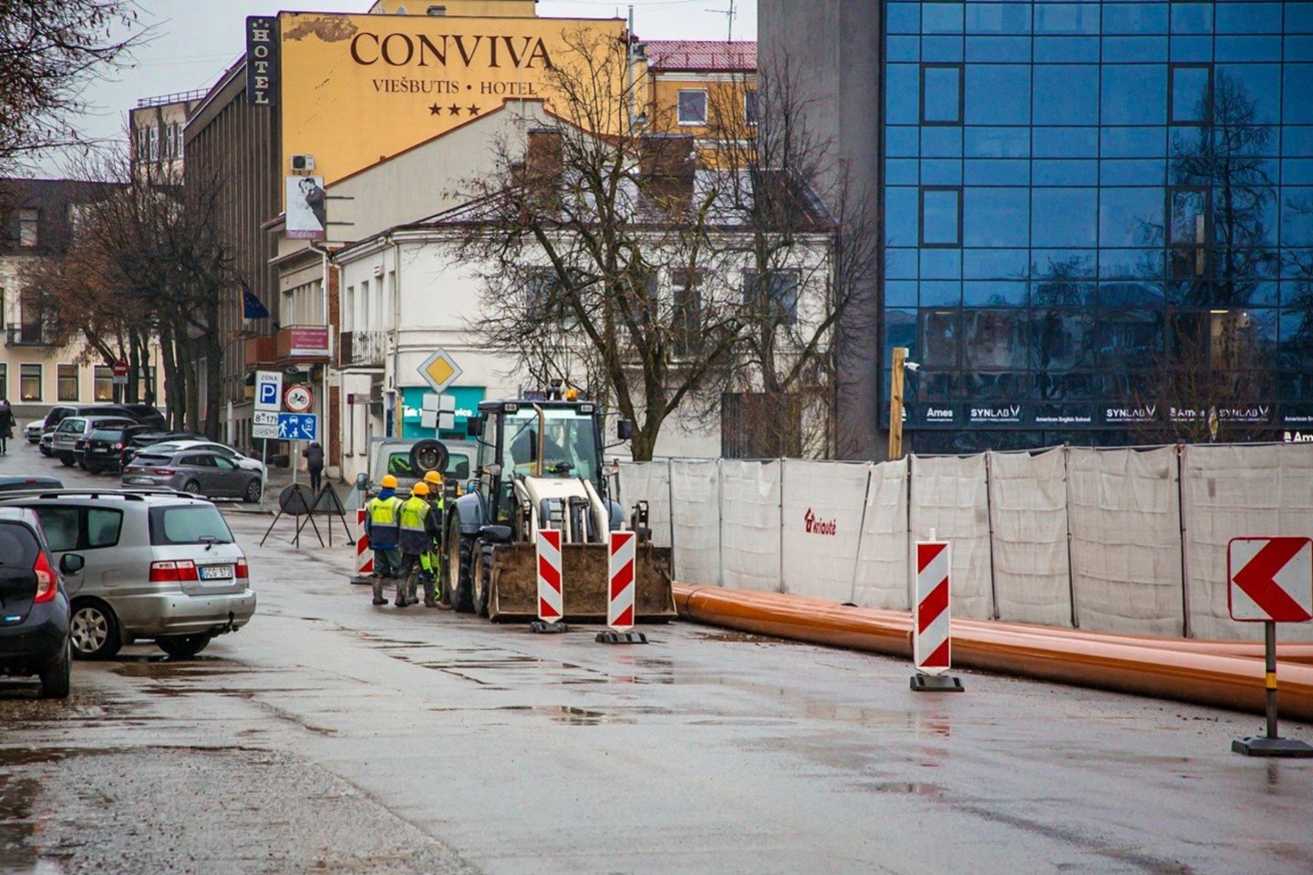 Panevėžio autobusų stoties darbai vyksta pagal planą.<br>Ž. Večiorkutės, R. Ančerevičiaus nuotr.