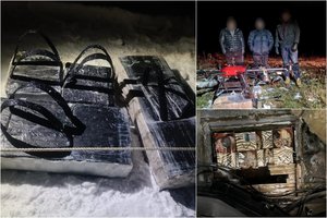 Pernai pasieniečiai sulaikė rekordinį rūkalų kontrabandos kiekį per daugiau nei du dešimtmečius