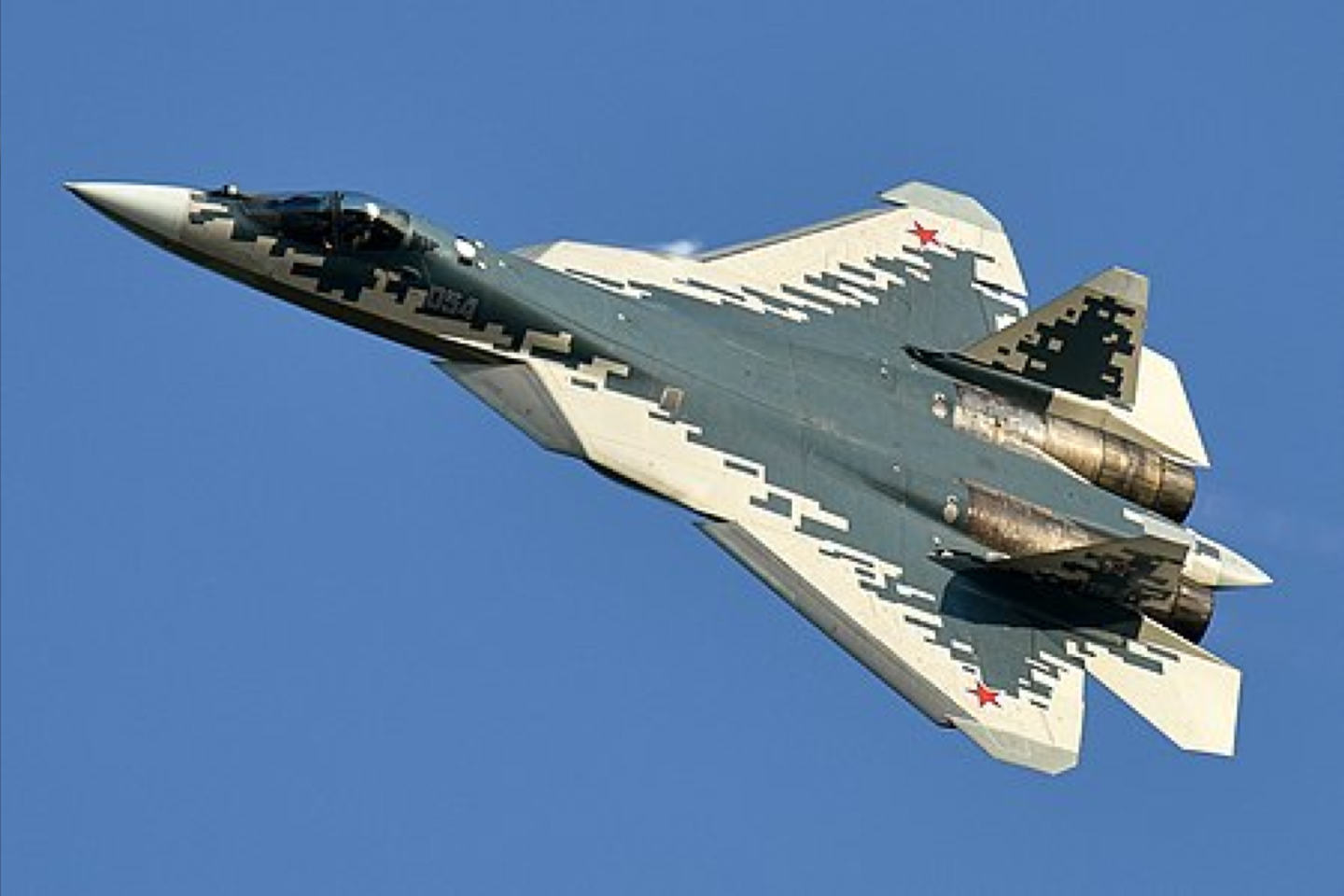 „Su-57“ yra pirmi rusų penktos kartos naikintuvai.<br>Wikimedia commons