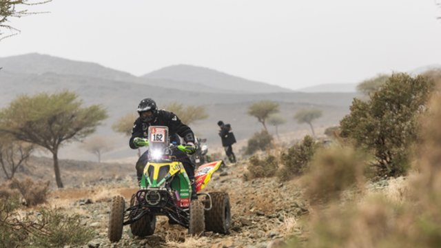 Sunkumai „Dakare 2023“ nesustabdė L. Kanciaus: lenktynininkas laimėjo antradienio greičio ruožą
