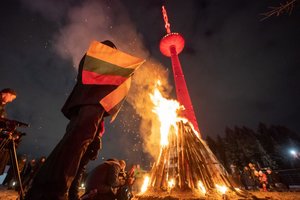 Laisvės gynėjų dienos renginių programa: vaizdai ant Vilniaus katedros ir eismo ribojimai