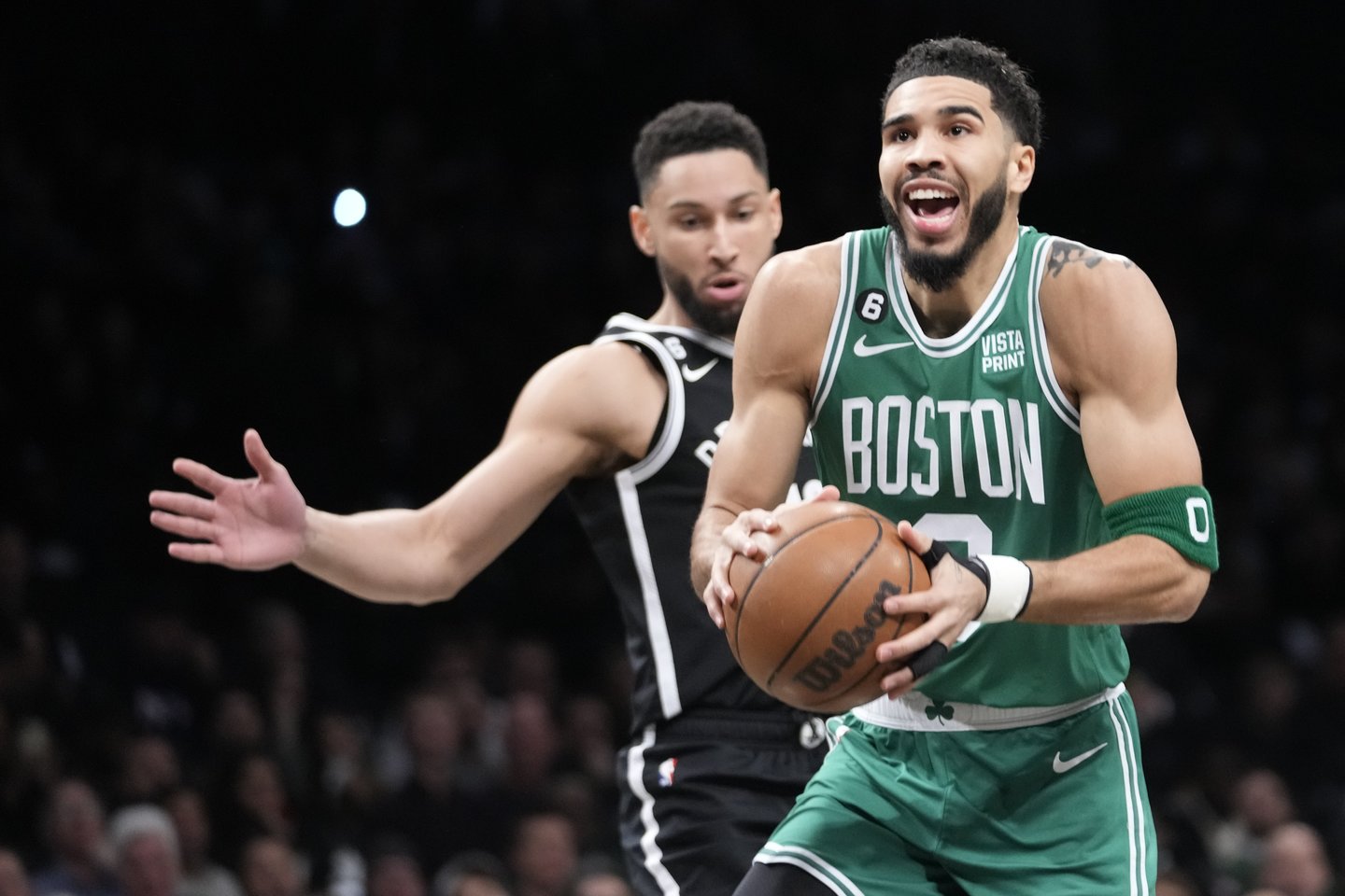  „Celtics“ išvykoje nugalėjo „Nets“.<br> AP/Scanpix nuotr.