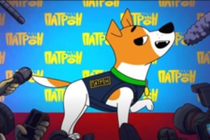 Ukrainos šuo Patronas tapo animacinio serialo herojumi