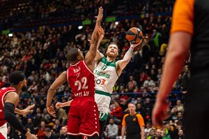 Įspūdinga „Žalgirio“ Eurolygos kelionė po Italiją: palaužė ir „Olimpia“ bei į Kauną grįžta su istoriniais dviem laimėjimais