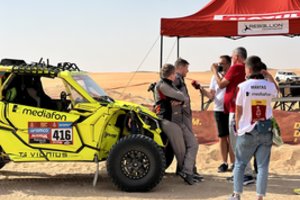 „Mediafon“ komanda kritiškai įvertino Dakaro etapą: pati nuobodžiausia diena