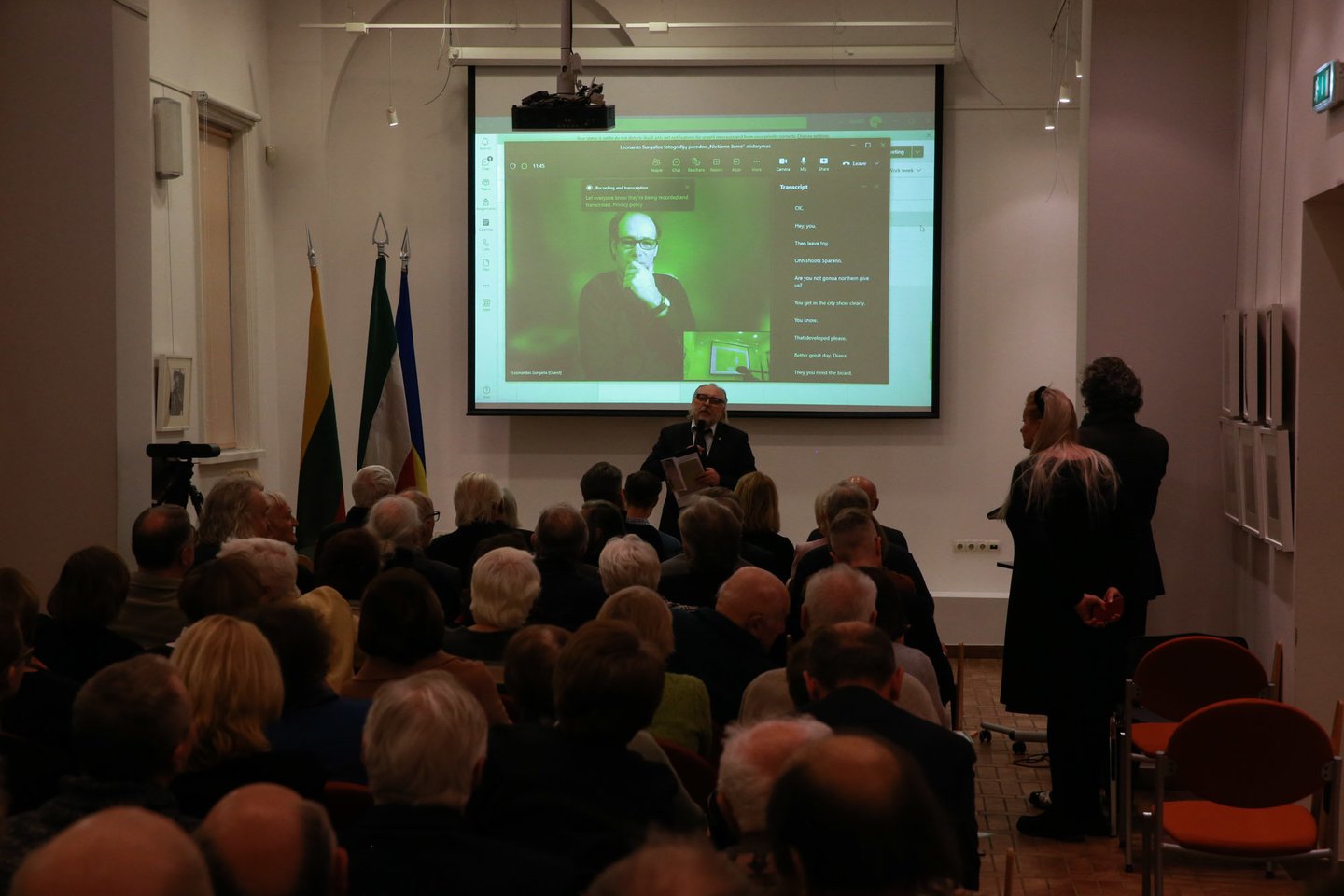 Tuskulėnų memoriale Vilniuje atidaryta Leonardo Surgailos fotografijų paroda „Niekieno žemė – Prūsų Lietuva“.<br>R.Danisevičiaus nuotr.