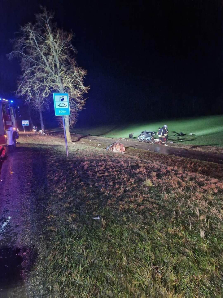 Joniškio rajone žuvo BMW vairuotojas.<br> Lrytas.lt skaitytojo nuotr.