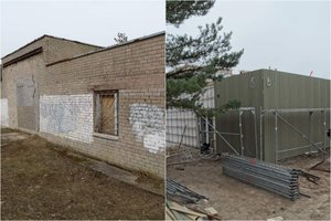 Pajūryje, buvusioje karinėje teritorijoje, neteisėtai kyla kavinė: dėl statybų išstumdė net kopas