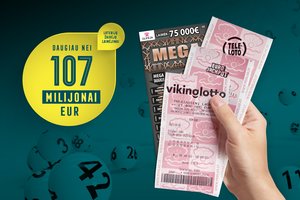 Rekordiniai metai loterijų žaidėjams: 2022-aisiais laimėta daugiau nei 100 milijonų eurų