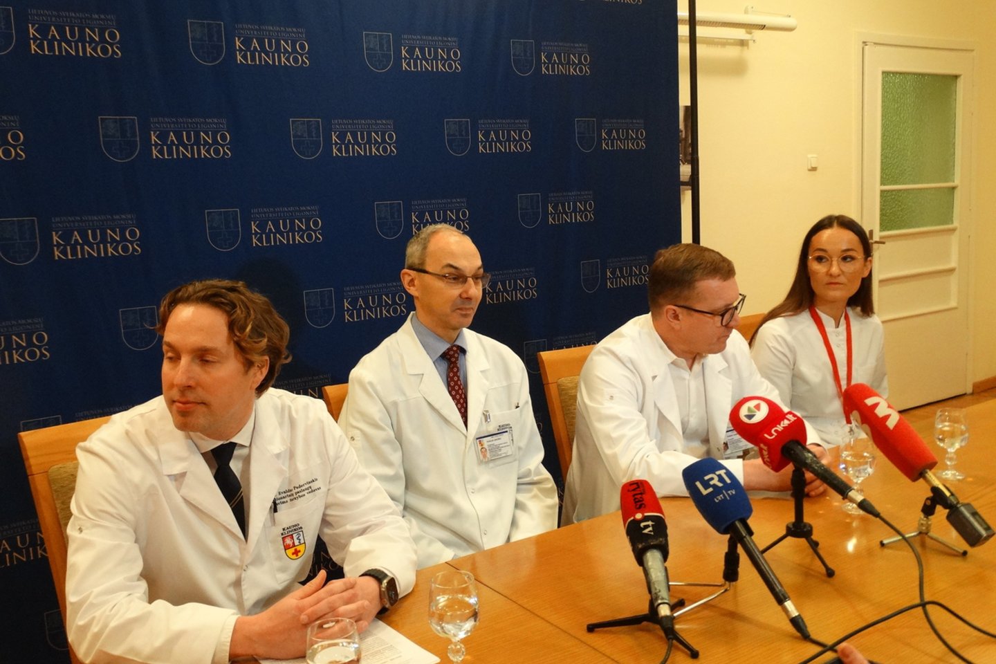  Kauno klinikų medikai pasakojo apie transplantacijų pasiekimus praėjusiais metais. <br> A.Karaliūno nuotr.