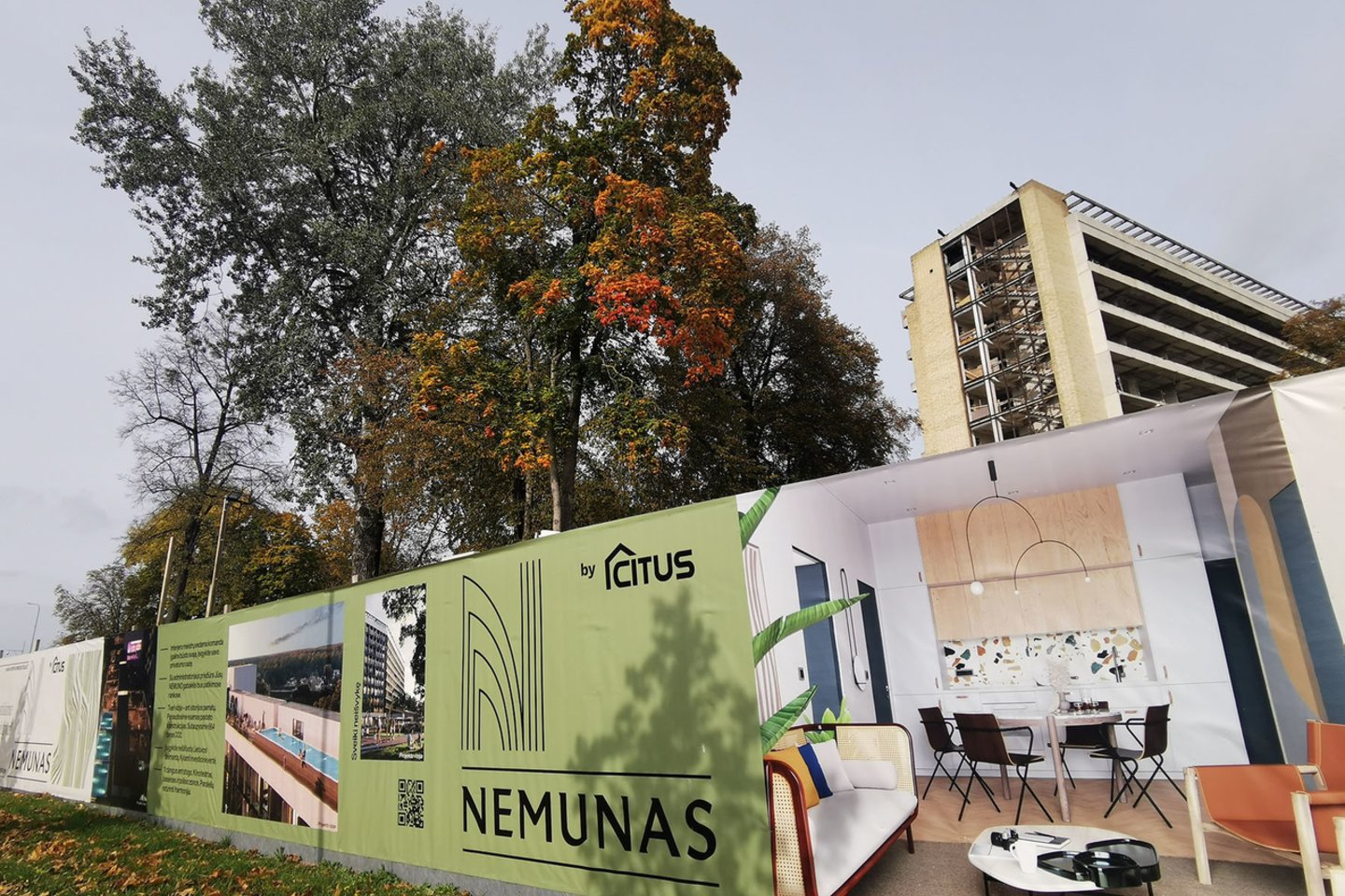 Cranes are already turning, and builders are already at work in Druskininkai, the former largest sanatorium of the resort – the Nemunas by CITUS project was granted a building permit in September 2022.<br>CITUS project picture.