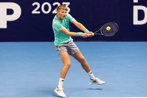 „Vilnius Cup 2023“: E. Butvilas žengė tolyn, V. Gaubas nusileido pirmajai raketei