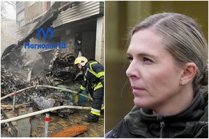 A. Bilotaitę sukrėtė tragiška sraigtasparnio katastrofa, per kurią žuvo Ukrainos VRM vadovybė