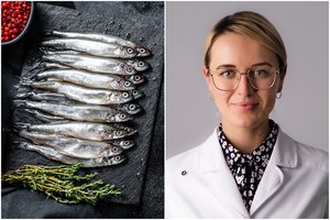 Endokrinologė įvardijo žuvį, kurios taukus organizmui pasisavinti itin lengva