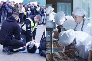 Vienų nepaleidžia – vienus moko rūpintis saugumu, kitus – tuo, kad svečiai neišalktų  