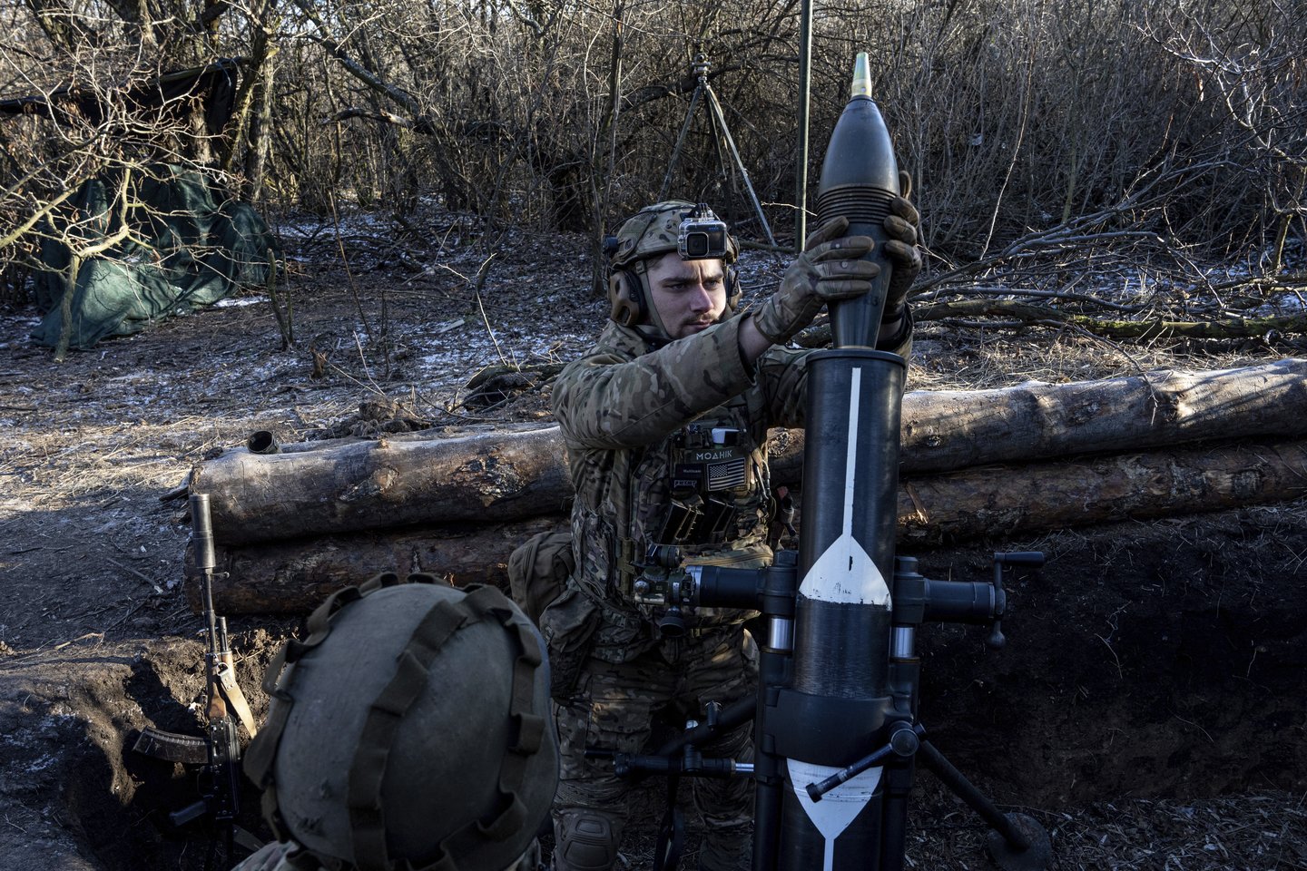 Karas Ukrainoje. <br>AP/Scanpix nuotr.