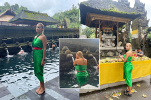 Apsivalymo rituale Balyje dalyvavusi Goda Alijeva: „Ašaros pasirodė mano akyse“