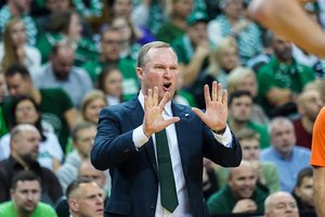 „Žalgirio“ sirgalių palaikymo akciją Ukrainai įvertinęs K. Maksvytis: nenorėčiau, kad būtų provokacijos prieš serbus