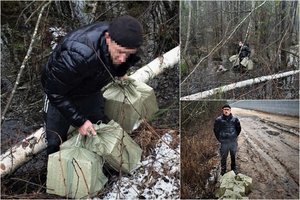 Per pelkę klampojęs rūkalų kontrabandininkas pateko tiesiai į pasieniečių rankas