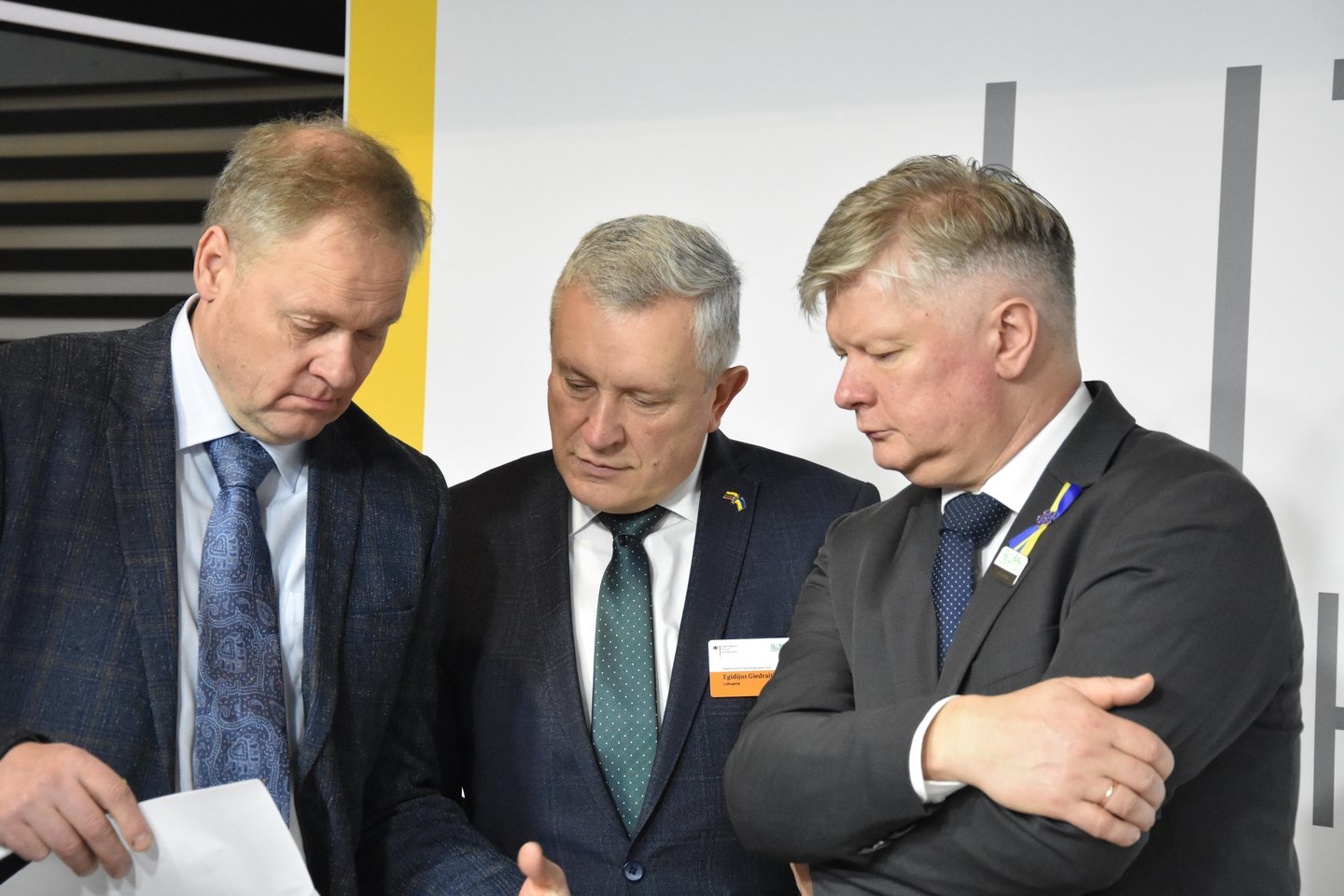 Ukrainos ir Lietuvos delegacijų susitikime svarbiausias akcentas – grūdų eksportui iš Ukrainos.<br> A.Srėbalienės nuotr.