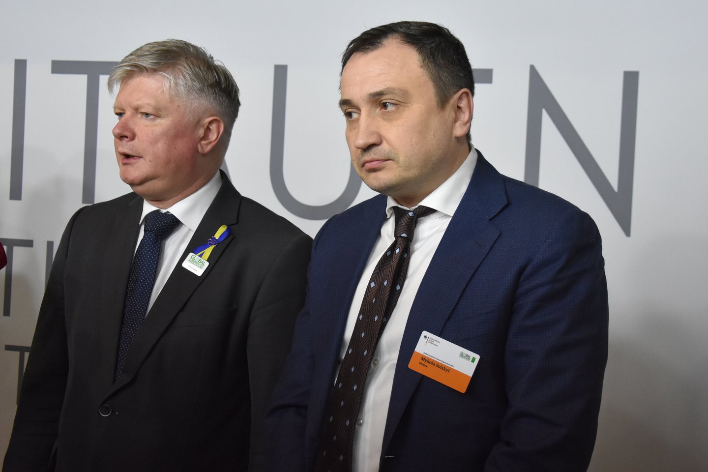 Ukrainos ir Lietuvos delegacijų susitikime svarbiausias akcentas – grūdų eksportui iš Ukrainos.<br> A.Srėbalienės nuotr.