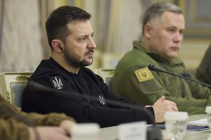 V. Zelenskis sureagavo į įvykius Ramšteine ir Vakarų delsimą perduoti tankus