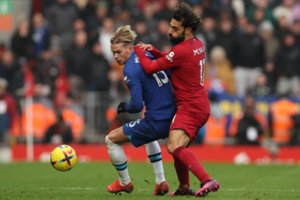 „Premier“ lygoje stringančios „Liverpool“ ir „Chelsea“ komandos išsiskyrė be įvarčių