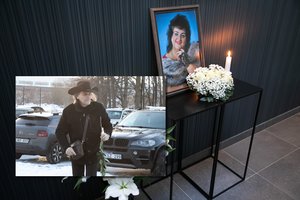 Atsisveikinti su Vitalija Katunskyte atvyko iš viešumos dingęs Gintautas Kirkila-Klarkas