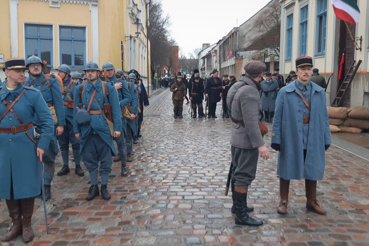  Lietuviai užėmė Klaipėdos krašto prefekto būstinę. <br> G.Pilaičio nuotr.