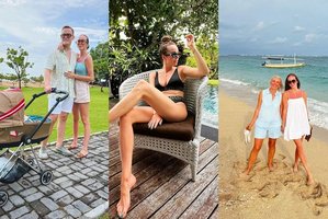 Viktorija ir Laurynas Suodaičiai su vaikais žiemoja Balio saloje: užburiantys vaizdai ir viešnagė pas Stonius