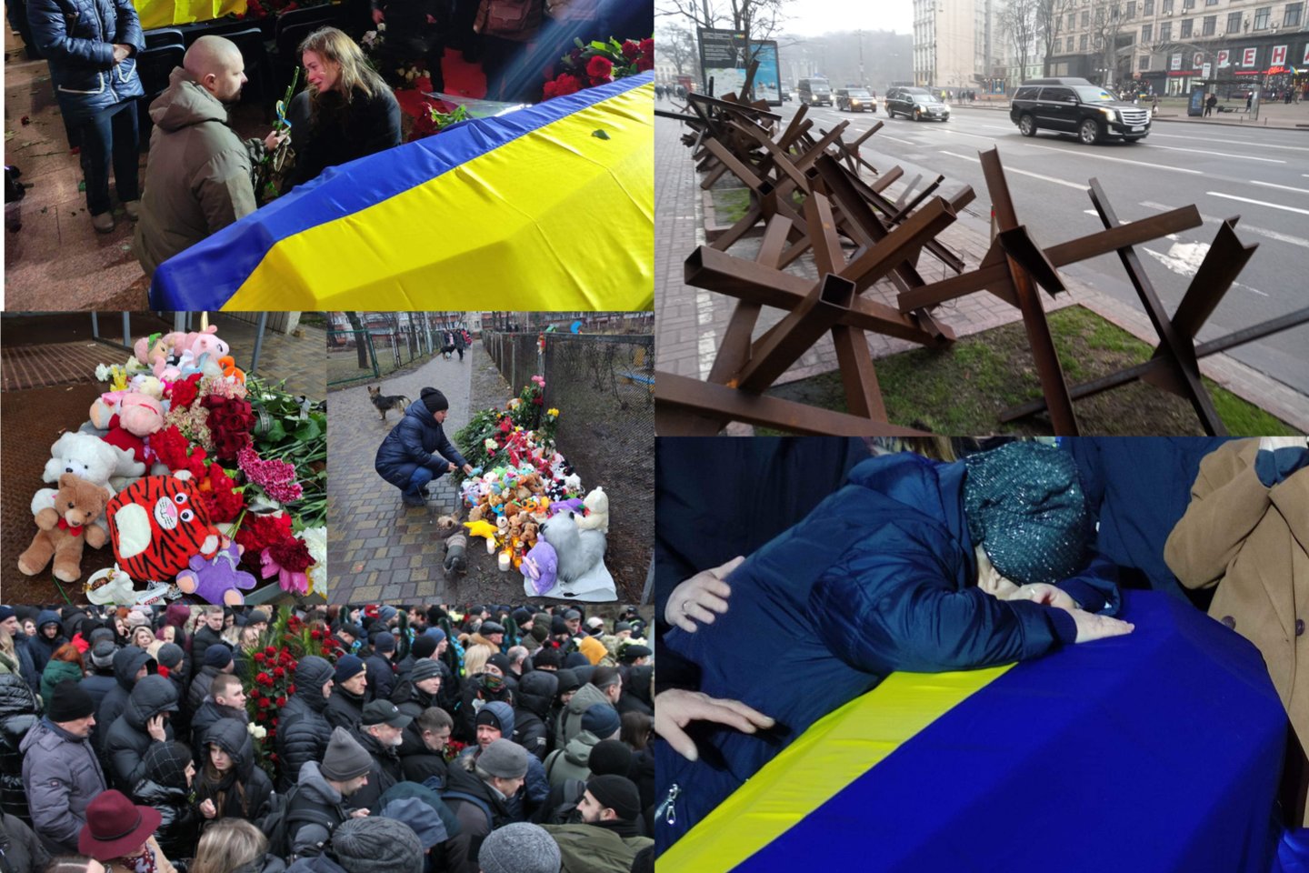Sraigtasparnio tragedija ir aukų laidotuvės Kijeve.<br>E.Butrimo nuotr.