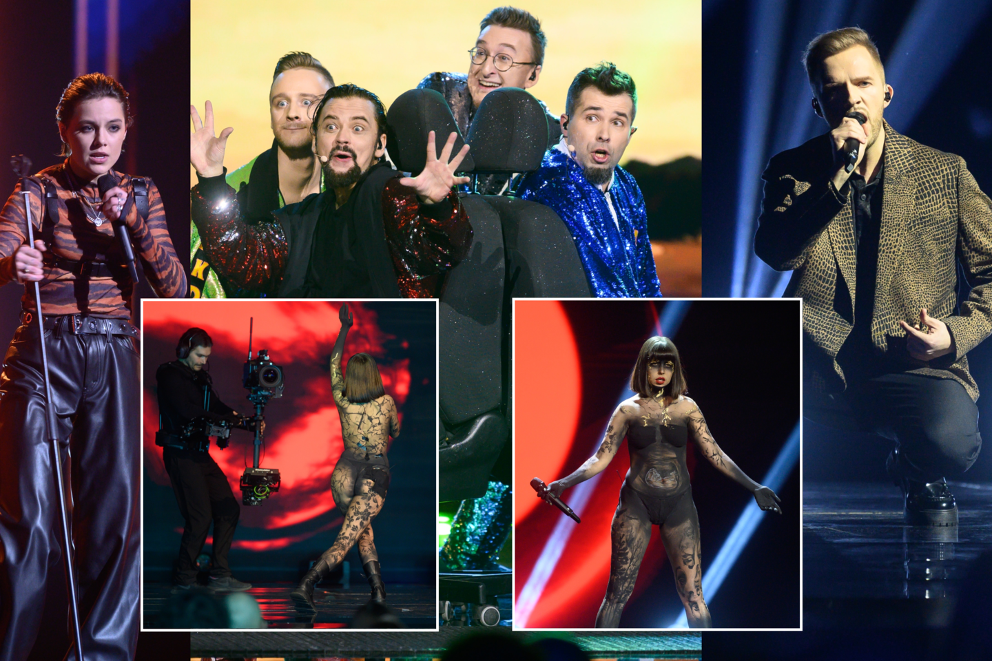  Antrojo nacionalinės „Eurovizijos“ atrankos filmavimo akimirka.<br> lrytas.lt koliažas.