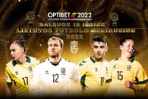 Lietuvos futbolo apdovanojimai – sausio 31-ąją Kauno sporto halėje