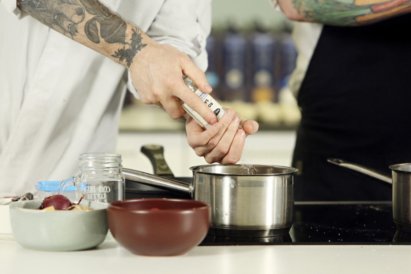 Šefai pristatė Skandinavijos virtuvei būdingus patiekalus, paruoštus puoselėjant tvarumo praktikas.