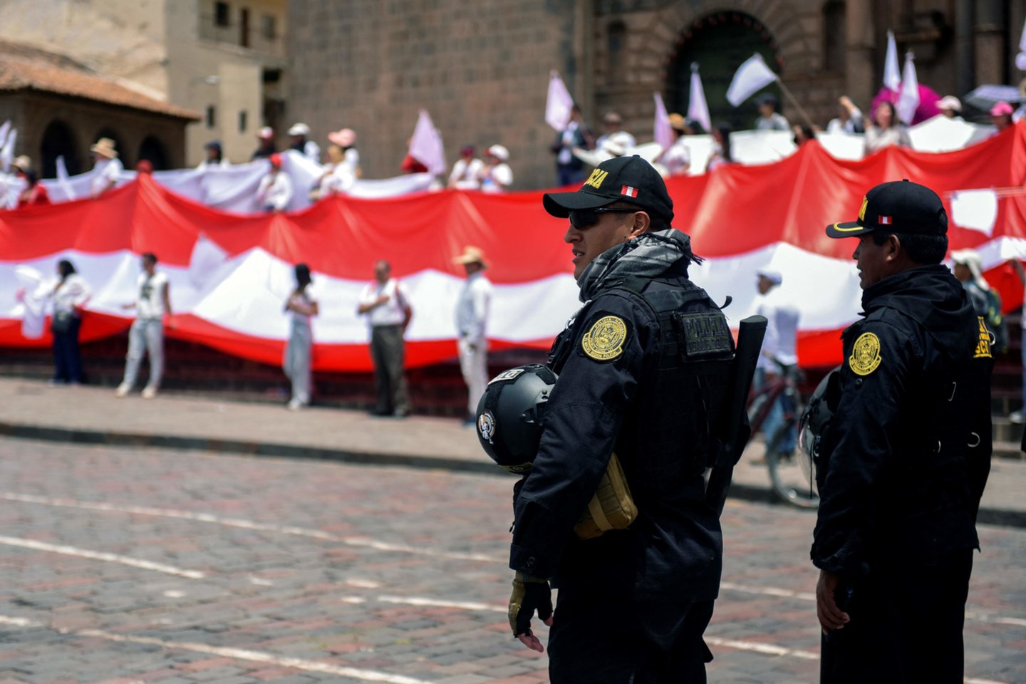 Protestai Peru.<br>AFP/Scanpix nuotr.
