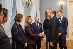 G. Nausėda Vilniaus 700-ojo jubiliejaus proga susitiko su Europos miestų vadovais