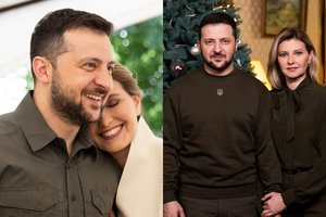 45-ąjį gimtadienį mininčiam V. Zelenskiui – jautrūs žmonos žodžiai: „Tu daug mažiau šypsaisi“